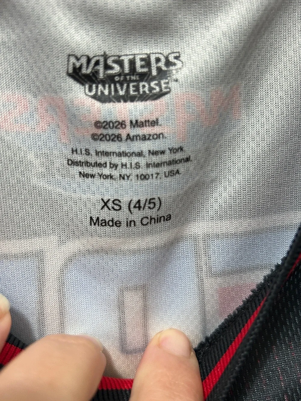 NWT Masters of the Universe Boys XS 4/5 He-Man Skeletor 2PC Outfit Set